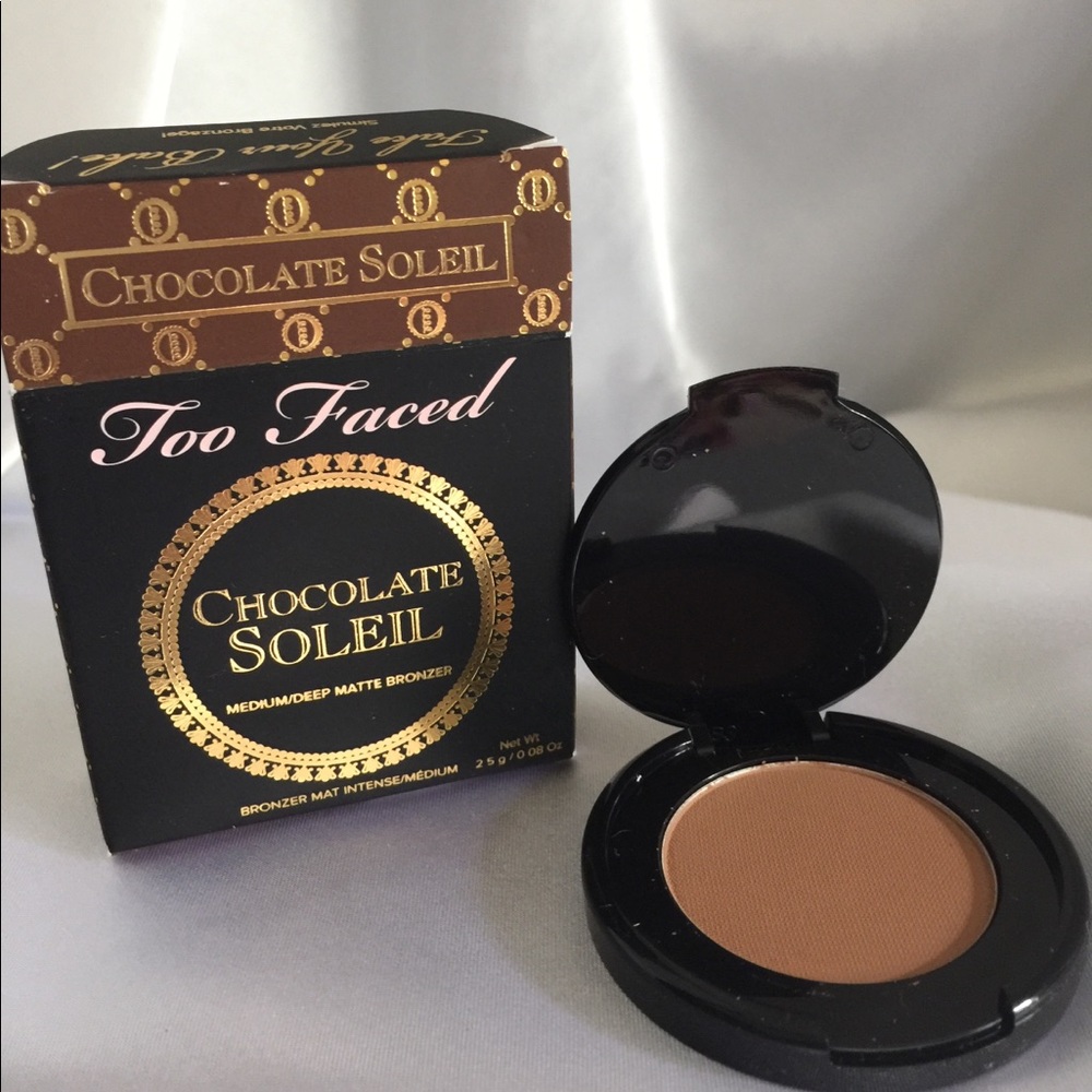 Boxed Too Faced Travel Chocolate Soleil Bronzer